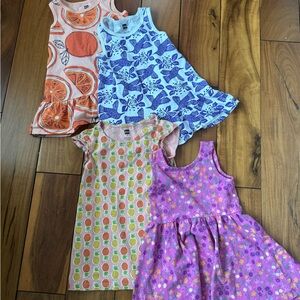 BUNDLE (x4) EUC Tea Collection Summer Girls Dresses